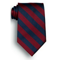 School Stripes Tie - Navy/Maroon